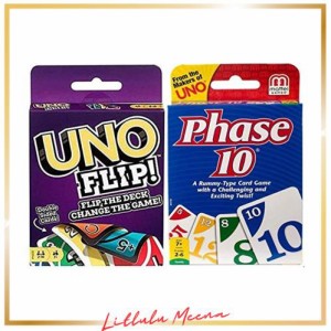 Unos フェーズ10 ＆ Uno フリップ 2パック