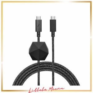 Native Union Type-C Desk Cable - USB-C to USB-C 8ft 滑り止めアンカーノット付き 充電ケーブル iPhone 15, MacBook Pro 13” M1-M3, A