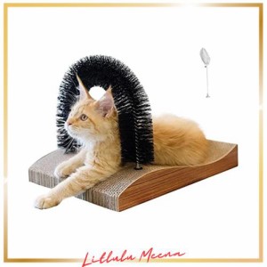FUKUMARU 猫 ブラシ 爪とぎ 段ボール 猫ブラシ ver2.0 猫用マッサージ 猫の室内用遊び道具 42*25cm