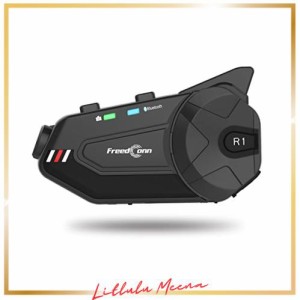 バイク用インカム FreedConn R1 Plus バイク インカム カメラ付き[改善された] 1080P ループ録画 カメラ付きインターホン Bluetooth WiFi