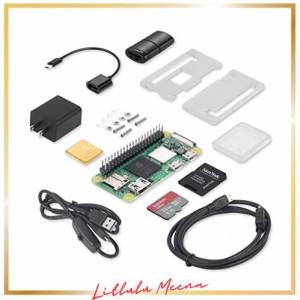 Vesiri Raspberry pi zero 2W 日本技適取得 ラズベリーパイzero 2W 32GB MicroSDHCカード プログラミング コンピュータ 開発ボードUSB Mi
