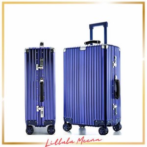 [ALX WANG] スーツケース オールアルミ合金 キャリーケース 大容量 アルミ合金ボディ TSAロック 静音ダブルキャスター スーツケース 旅行