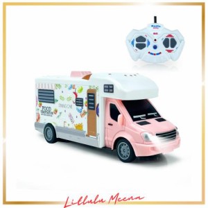 ラジコンカー 女の子 ラジコン オフロード 車 おもちゃ キッチンカー 電動RCカー リモコンカー ピンク 子供 おもちゃ 誕生日 クリスマス 