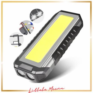 作業灯 USB充電式 LED・COBライト 1000ルーメン マグネット 4000mAh大容量 フック付き 7つ点灯モード 高輝度 ワークライト 自動車整備・