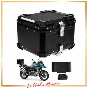 WANDA バイク用リアボックス リアボックス 【純粋アルミ製 45L/55L/65L/80L 大容量 完全防水】 ステンレスヒンジ使用 トップケース バイ