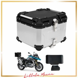 WANDA バイク用リアボックス リアボックス 【純粋アルミ製 45L/55L/65L/80L 大容量 完全防水】 ステンレスヒンジ使用 トップケース バイ