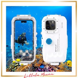 PULUZ iPhone 14 Plus ＆ 14 / 13 / 12 / 11 Pro Max用 防水ケース 40m ワンウェイバルブ水中ダイビングケース プロフェッショナル防水ハ