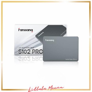 fanxiang S102 Pro 2TB SSD SATA III 6Gb/s 2.5インチ SSD 内蔵ソリッド ステート ドライブ、最大 560MB/s の読み取り速度、アルミニウム