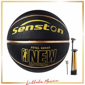 Senston バスケットボール 5号、 屋内と屋外のバスケットボール，子供とティーンエイジャー バスケットボール競技トレーニング、ポンプ付