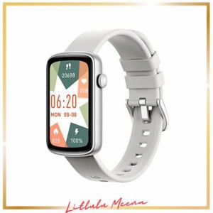 SHANG WING スマートウォッチ レディース リストバンド 型 腕時計 iPhone/Android対応 Smart Watch 着信通知 24時間 睡眠測定 女子生理サ