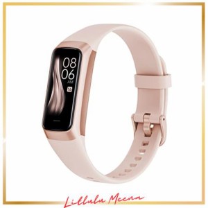 LAMA スマートウォッチ ピンク レディース iPhone対応 smart watch 歩数計 ストップウォッチ 酸素濃度 心拍数 運動記録 着信通知 座り過