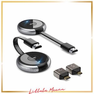 hdmi ワイヤレス 送受信 AIMIBO hdmi 無線化 ユニット - PC映像を無線接続で飛ばす/4Kディスプレイでストリーミング/30m長距離/5Ghz＆2.4