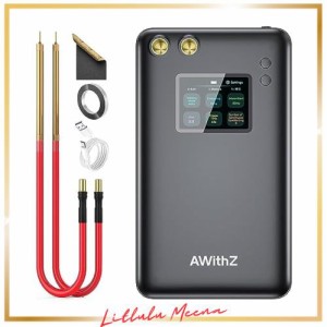 スポット溶接機、AWithZ バッテリースポット溶接機 7500mah容量、大画面、多言語スマートUI 、修理精密機器に適用、電池セット作成 (深い