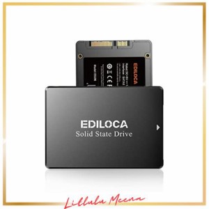 EDILOCA ES106 SSD 4TB 2.5インチ 7mm SATA3 6Gb/s 3D NAND採用 内蔵型SSD エラー訂正機能 低消費電力 耐震 耐衝撃 3年保証 (4TB)