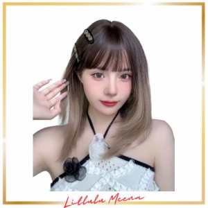 Limakaraウィッグ セミロング ストレート グラデーション ロング ミディアム フルウィッグ 可愛い ロリータ wig コスプレ サラサラ ぱっ