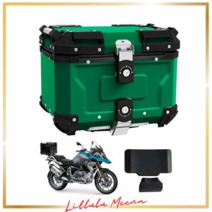 WANDA バイク用リアボックス リアボックス 【純粋アルミ製 45L/55L/65L/80L 大容量 完全防水】 ステンレスヒンジ使用 トップケース バイ