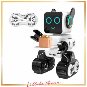 PRANITE ロボット、リモコン おもちゃ 男の子と女の子、音楽ダンス 録音可能 貯金箱付き プログラミング可能 話せる 動く 物を輸送可能 
