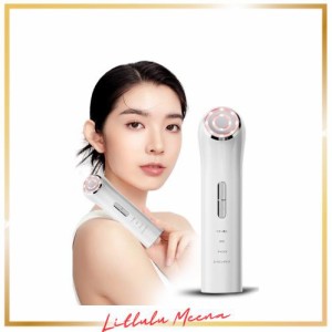 【2023年新モデル】 美顔器 RF美顔器 EMS 美容器 イオン導入 微電流 3色LED 光エステ 1台多役 イオン美顔器 4種類モード 3段階レベル 多