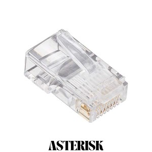 エレコム RJ45コネクタ 単線仕様 100個入り LD-RJ45T100