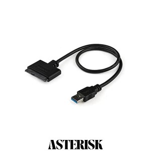 StarTech.com SATA - USB 3.0 変換ケーブルアダプタ UASP対応 2.5インチSATA 3.0 SSD/HDD対応 USB3S2SAT3CB