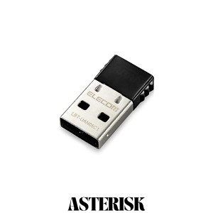 エレコム Bluetooth USB アダプタ USB-Aコネクタ Class1 Bluetooth4.0 小型 省電力 EDR/LE対応 [Windows 11/10/8.1/8/7 対応] ブラック L