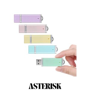 USBメモリ 4GB USB2.0 5個セット KOOTION USBメモリ・フラッシュドライブ キャップ式 コンパクト 軽量 超高速データ転送 大容量 読取り最