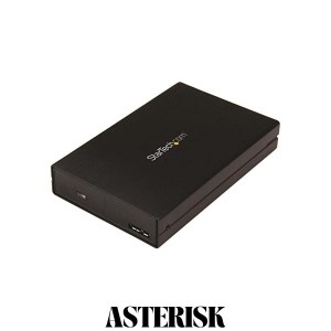 StarTech.com 2.5インチSATA対応SSD/HDDケース USB 3.1(10Gbps) USB-CまたはUSB-Aポート接続対応 S251BU31315