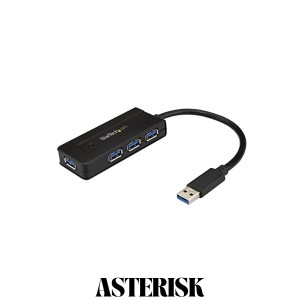 StarTech.com 4ポートUSB 3.0ハブ/急速充電/USB-A x4/SuperSpeed 5Gbps/USBバスパワー ＆ セルフパワー(ACアダプタ付属)/USB 3.1 Gen 1/