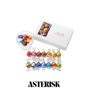 リンツ Lindt チョコレート リンドール テイスティングセット ピック＆ミックス 15種20個入 個包装 プレゼント 手提げ袋付き ショッピン