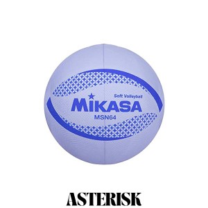 ミカサ(MIKASA) カラーソフトバレーボール 円周64cm 小学生1~4年生用(ヴァイオレット) MSN64-V