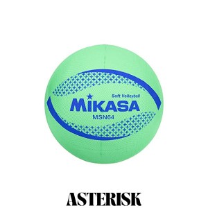 ミカサ(MIKASA) カラーソフトバレーボール 円周64cm 小学生1~4年生用(グリーン) MSN64-G