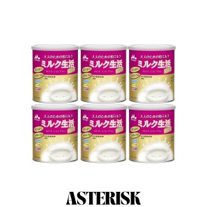 森永乳業 大人のための粉ミルク ミルク生活プラス 300g × 6缶