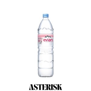 Evian(エビアン) 伊藤園 evian 硬水 ミネラルウォーター ペットボトル 1.5L×12本 [正規輸入品]