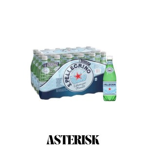 サンペレグリノ (S.PELLEGRINO) 炭酸水 PET 500ml [直輸入品] × 24本