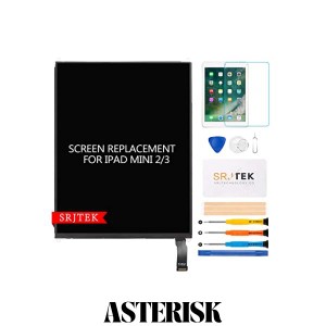 SRJTEK For iPad Mini 2/3 A1489 A1490 A1491 A1599 A1560 A1600 液晶パネルを交換、タブレットpc 液晶パネルのみ（タッチパネルを含まな