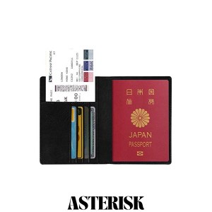 FUKUSHOP パスポートケース ホルダー トラベルウォレット 高級PUレザー製 スキミング防止 海外旅行用 パスポートカバー 多機能収納ポケッ