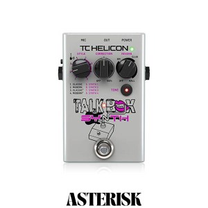 TC Helicon ボーカルエフェクター トークボックス シンセサウンド スタジオグレードリバーブ アダプティブトーン TALKBOX SYNTH