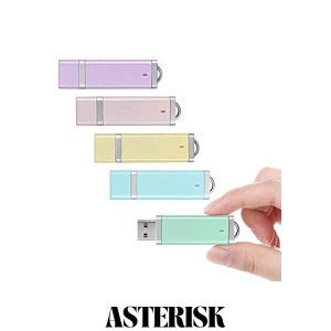 USBメモリ 32GB USB2.0 5個セット KOOTION USBメモリ・フラッシュドライブ キャップ式 コンパクト 軽量 超高速データ転送 大容量 読取り