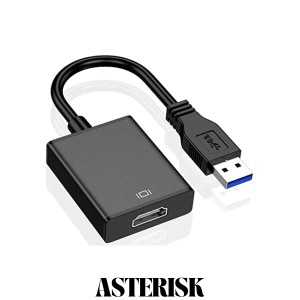 【最新型】 USB HDMI 変換 アダプタ USB HDMI ケーブル USB HDMI 変換コネクタ USB3.0 HDMI 変換 アダプタ 3.0 5Gbps高速伝送 1080P対応 