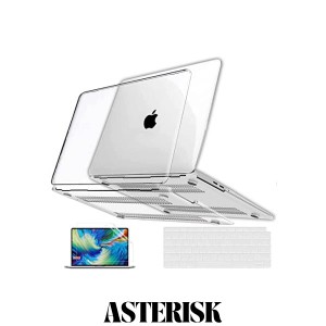 MacBook Pro 14インチ用 透明ケース プラスチック製 保護用ハードシェルカバー＆キーボードカバー＆キーボードスキン 対応機種：MacBook 