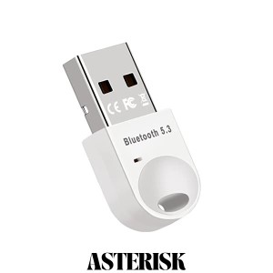 【最先端Bluetooth5.3技術】GUROYI Bluetooth 5.3 USBアダプタ Ver5.3 長距離 低遅延 無線 省電力 apt-X EDR/LE対応 Windows 11/10/8.1(3