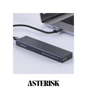 DOCKCASE M.2 NVMe SSD ケース USB3.2 Gen2 接続 ssd エンクロージャー 3秒電源喪失保護(PLP)機能搭載 m.2 nvme ssd ケース