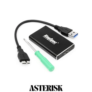 mSATA ケース SSD MSATA3 高速 USB3.0 6Gbps HDD外付けケース 超小型 外付けドライブケース UASP対応 ドライバ USBケーブル付き アルミ製