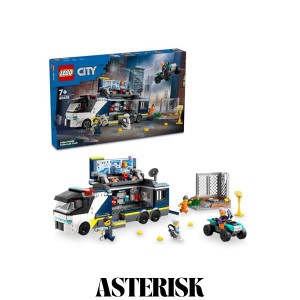 レゴ(LEGO) シティ ポリストラック犯罪ラボ おもちゃ 玩具 プレゼント ブロック 男の子 女の子 子供 6歳 7歳 8歳 9歳 小学生 トラック ご