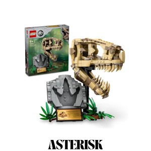 レゴ(LEGO) ジュラシック・ワールド 恐竜の化石:T-レックス頭蓋骨 おもちゃ 玩具 プレゼント ブロック 男の子 女の子 子供 8歳 9歳 10歳 