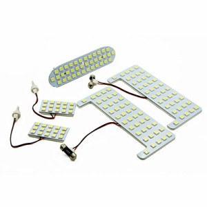 ノア ヴォクシー 80系 LED ルームランプ ホワイト 6500k SMDLED 計152発 5pcs ルームライト 白_57111