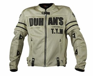 ドゥーハン(Duhan) バイクジャケット ライディングジャケット Lサイズ ベージュ 3シーズン 春夏秋用 905420