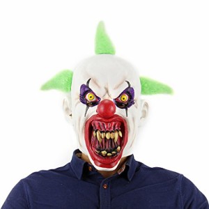 [EnergyPower] ハロウィン・パーティー用マスク ジョーカー ピエロ 超リアルマスク 怖いです！ 悪魔 宇宙人 サタン デーモン ゾンビ お面