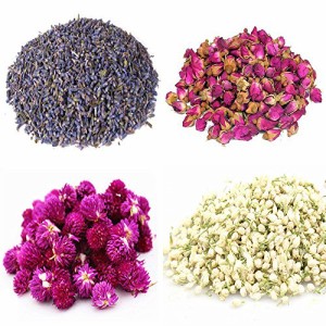 TooGet花びらとつぼみはラベンダー、ローズ、Gomphrena globosa、ジャスミン、植物油を作るための緑茶バルク花、あらゆる種類の工芸品に