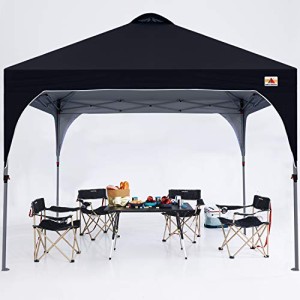 ABCCANOPY タープテント ワンタッチ 3段階調節 ベンチレーション 天井 2m/2.5m/3m アウトドア 簡単 大型 タープ テント キャスターバッグ